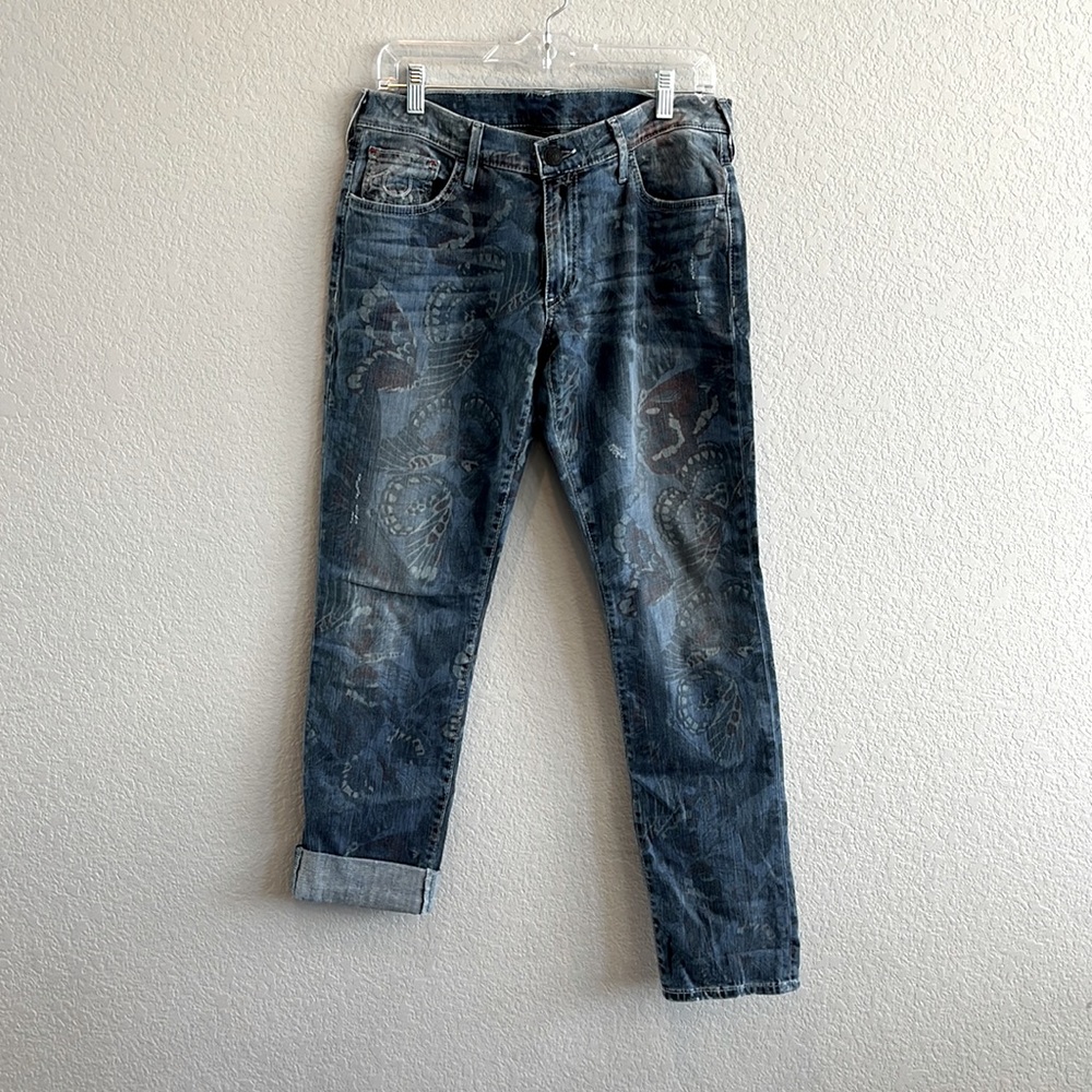 True Religion. Size 27. Great condition butterfly pattern